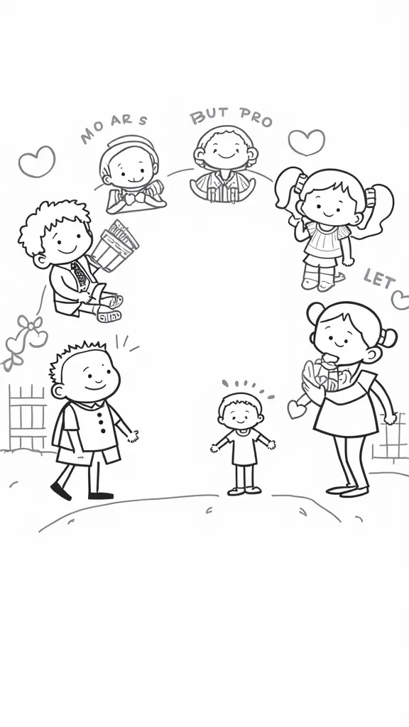 manners coloring pages